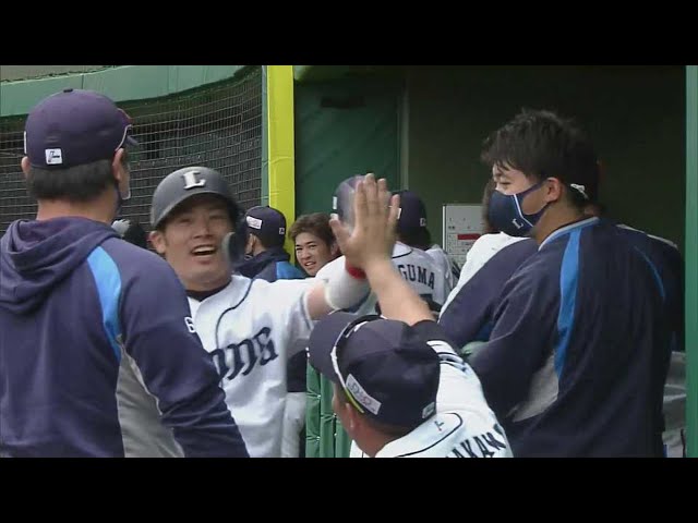 【ファーム】ライオンズ・岸 ソロホームランで勝ち越しに成功する!!