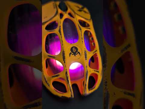 Chuột Chơi Game GravaStar Mercury X Special Edition Battle Worn-Yellow - Siêu Nhẹ 49g, Cảm Biến 32.000 DPI, Tri-mode