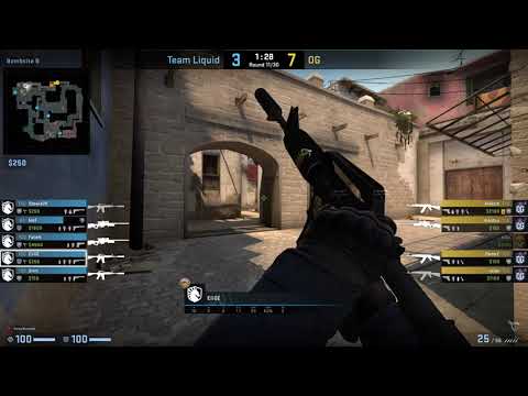 CS:GO POV Demo Liquid EliGE (26/17) vs OG (de_mirage)
