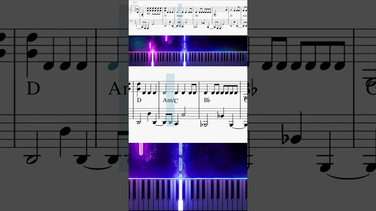 Pop/Stars Simple piano tutorial #easy #popstars #kda #tutorial #piano  #music #easy