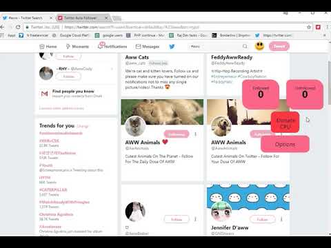 Twitter auto follow hashtag people