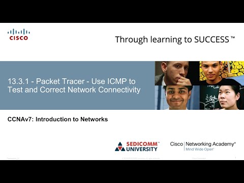 Курс Молодого Бойца Cisco Часть 1 2021 CCNA ITN 13.3.1 Packet Tracer Use ICMP Test/Correct Network