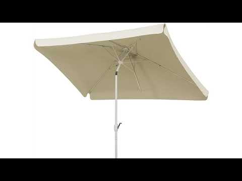 💡 Schneider Sonnenschirm Oslo, natur, 300x200 cm rechteckig 💡