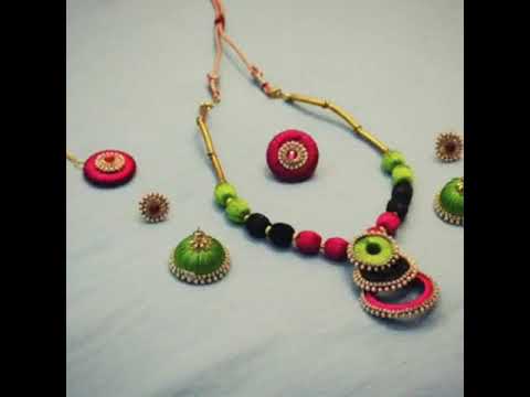 Multi Silk Thread Necklace Sets