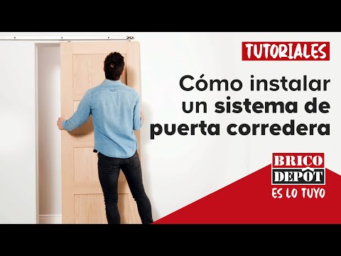 Cómo instalar un sistema de puerta corredera