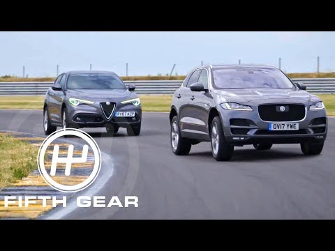 Fifth Gear: Shoot Out Jaguar F-Pace Vs Alfa Romeo Stelvio Video