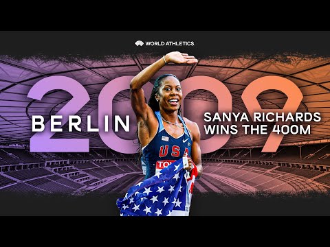 Sanya Richards-Ross 🇺🇸 competes in epic 400m final | World Athletics Championships Berlin 2009