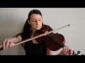 Skyrim Theme song ( violin cover ) 