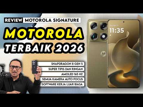Smartphone Terbaik Motorola 2026: Review Motorola Signature