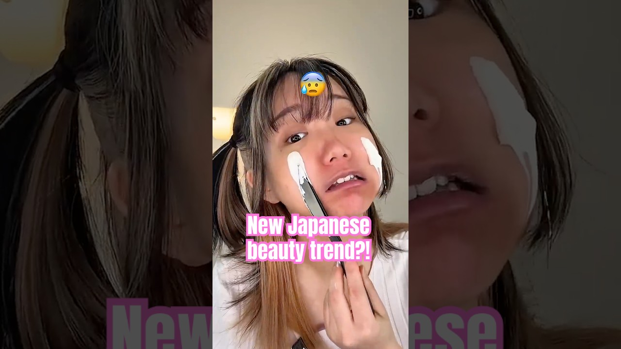 New beauty trend in Japan is this!! #cosmetic #japanese #aprilfools
