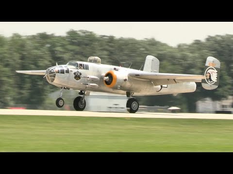Some Warbird Arrivals at Oshkosh 2025
