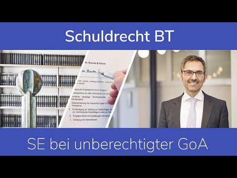 Contract Law BT: SE in case of unjustified management without authority