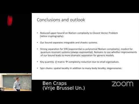 4'th Black-Hole Microstucture Conference - 26'th Rencontres Itzykson - Ben Craps