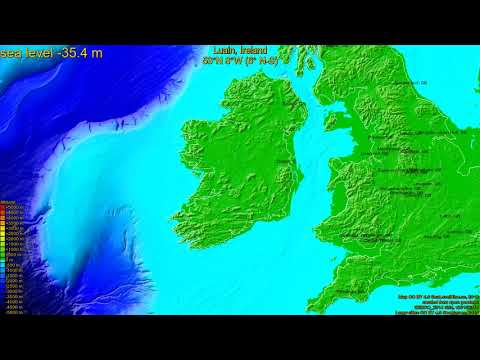 Athlone, Ireland, (z+c) sea level rise -135 - 65 m