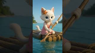 Kitten Thrown Overboard — A Shark Saves Her?! #shorts #kitten  #familydrama