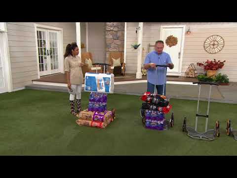 UpCart Lift All-Terrain Folding Stair Climbing Hand Cart on QVC