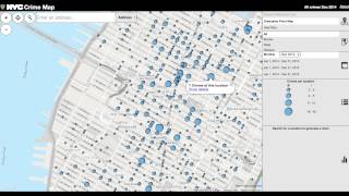 NYC Crime map