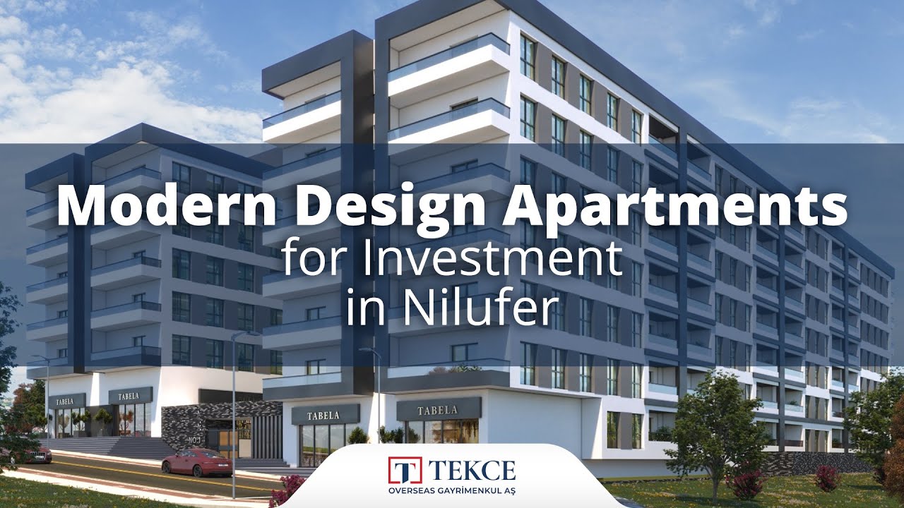 Nilüfer'de Yatırıma Uygun Modern Tasarım Lüks Daireler