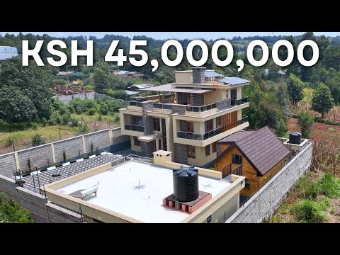 Inside Ksh.45,000,000 5Bedroom Property With A 2Bedroom Guest House & A Wooden Cabin in Kikuyu Kenya