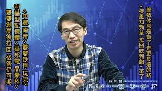 【掌聲響起】#賴昇楷 0413 - 記憶體《華仔、豪哥》創新高後拉回，後市可期?《南帝、申豐》都跌停，玩完了嗎? 盤勢結構「是休息、非出貨」，卡位新強股機會來了 (圖)