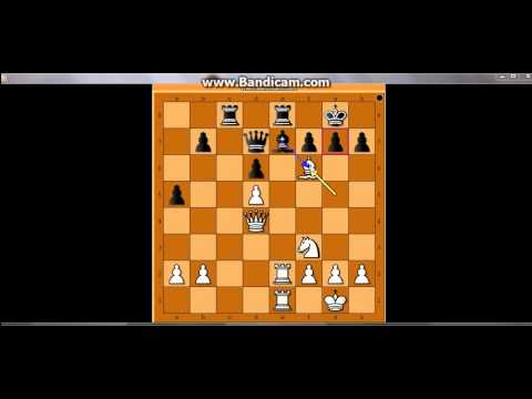 MAT u osnovnom redu uz skretanje Dame ( sahovska taktika )  ADAMS vs TORRE # 250