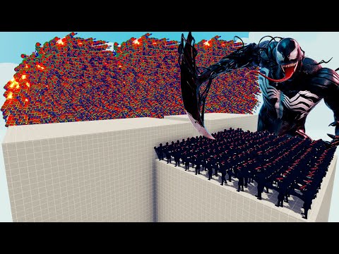 200x VENOM + 1x GIANT vs EVERY GOD - Totally Accurate Battle Simulator TABS
