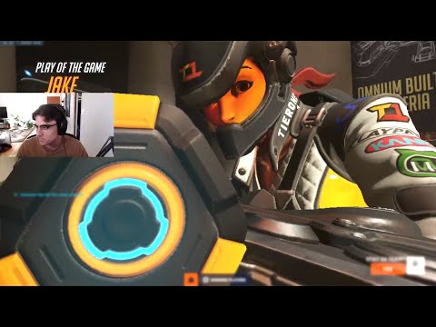 JAKE CARRY TRACER GAMEPLAY - POTG! OVERWATCH 2 TOP 500 SEASON 9