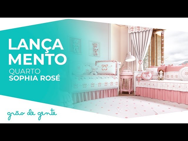 Quarto de Bebê Sophia Rosé - Grão de Gente