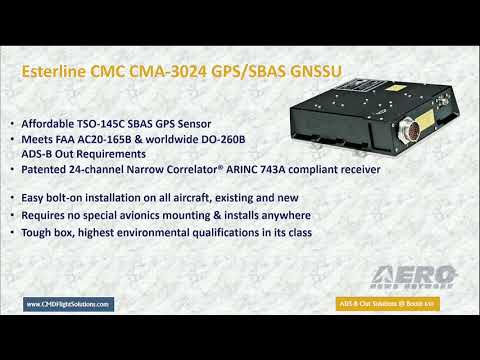 Aero-TV: CMD Flight Solutions - AEA 2018 New Product Introduction