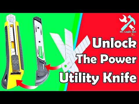 How to Change Blades & Make the Utility Knife More Efficient: Unlock the Power of the Utility Knife