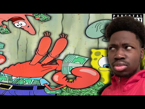 Blueryai Reacts to DYNASTY - MR. KRABS X SQUIDWARD X PATRICK X SPONGEBOB