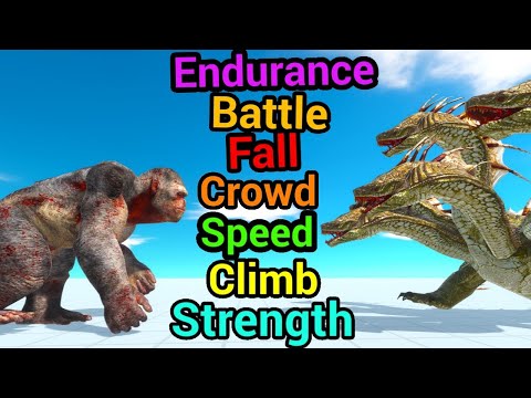 Battle ability Goro vs Hydra Animal Revolt Battle Simulator