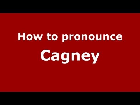 How to Pronounce Cagney - PronounceNames.com