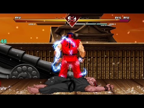 ICE POWER RYU vs EVIL RYU - High Level Insane Fight !