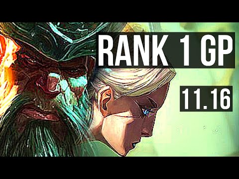 GANGPLANK vs CAMILLE (TOP) | Rank 1 GP, 2/0/3, Rank 13 | BR Challenger | v11.16