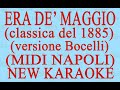 Era de maggio - A. Bocelli - new karaoke - Midi Napoli - Antologia della canzone napoletana