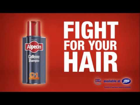 Are you a man? Fight for your hair. Alpecin Caffeine...