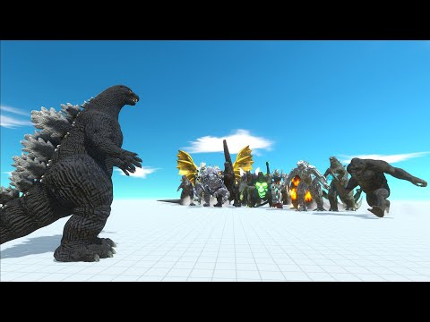 Heisei Godzilla vs kaiju and robot animal revolt battle simulator