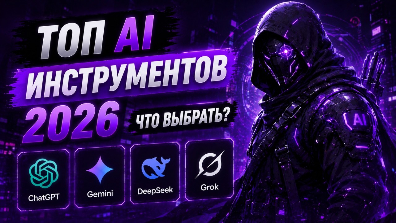 YouTube: Топ AI инструментов 2026 | что выбрать?
