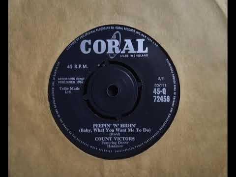 R&B Cool - COUNT VICTORS - Peepin' 'N' Hidin' - CORAL Q 72456 UK 1962 Jimmy Reed Cool Version