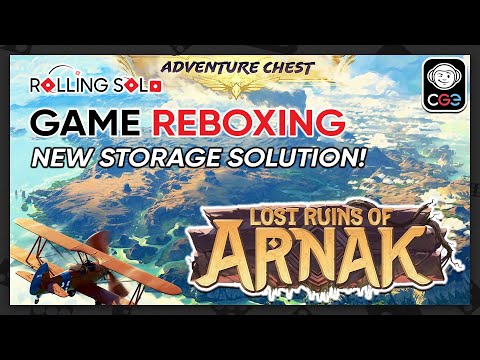 Lost Ruins of Arnak: Adventure Chest | Game Reboxing