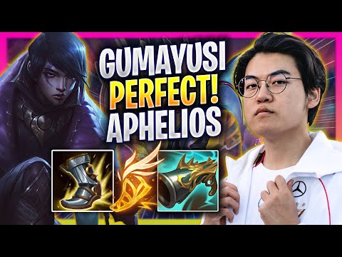 GUMAYUSI PERFECT GAME WITH APHELIOS! - T1 Gumayusi Plays Aphelios ADC vs Ezreal! | Season 2024