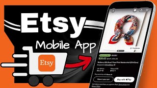 Etsy App Tutorial • How To Use Etsy Mobile App for Online Shopping 📲