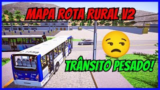 ????Mapa Rota Rural V2 | Linha 01 Ida e Volta | Gameplay Proton Bus Simulator |  PBSU | Mods