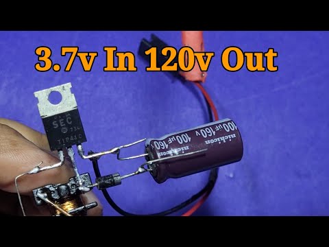 How To Make Boost Converter | DIY 3.7v To 120v Step Up Voltage Converter |#Step Up #Booster #diy