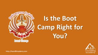 Deliverance Training Boot Camp Sales Video