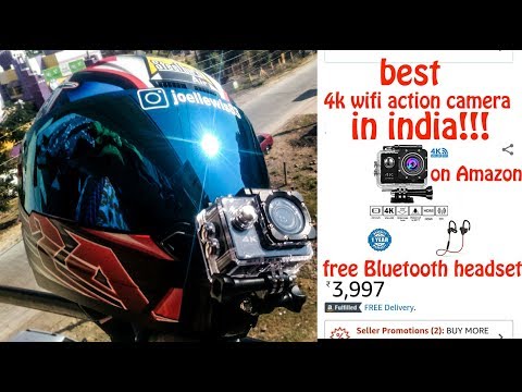 Cheapest action camera  | Captcha 4k wifi | how to mount action camera on helmet