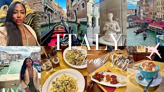 ITALY TRAVEL VLOG 🇮🇹🍝✈️ 4 days with me in VENICE & MILAN | Black Solo Travel | MELANIQUE BABB