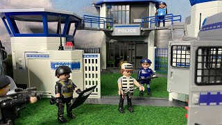 Playmobil Polizei Kommandozentrale mit Gefängnis unboxing. Mit SEK Kommando