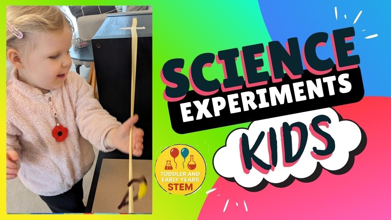 Bunnies Down a Zip Line! Easy STEM Activity for Toddlers and Early Years